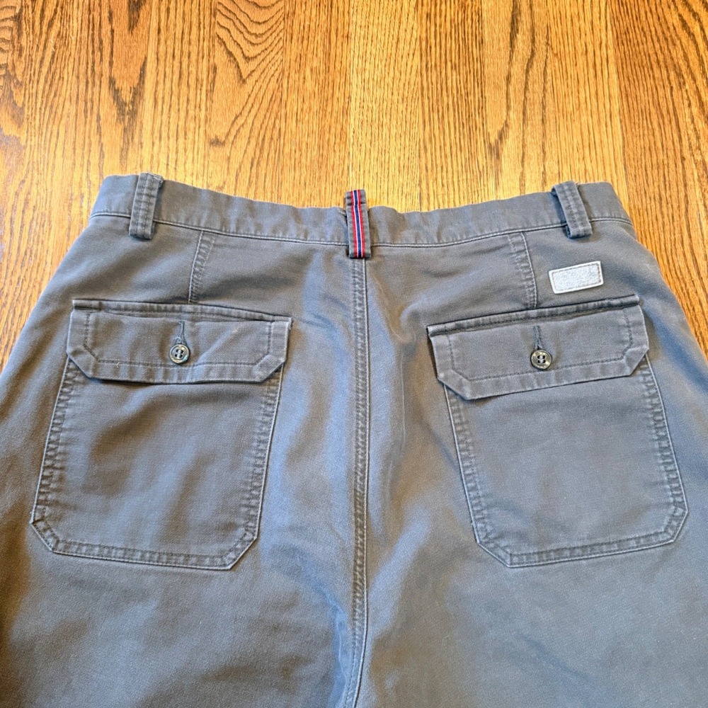 Vintage Dockers Relaxed Fit Chino Pants Side Zipper‎ Pocket 34x30 Green - Picture 3 of 11